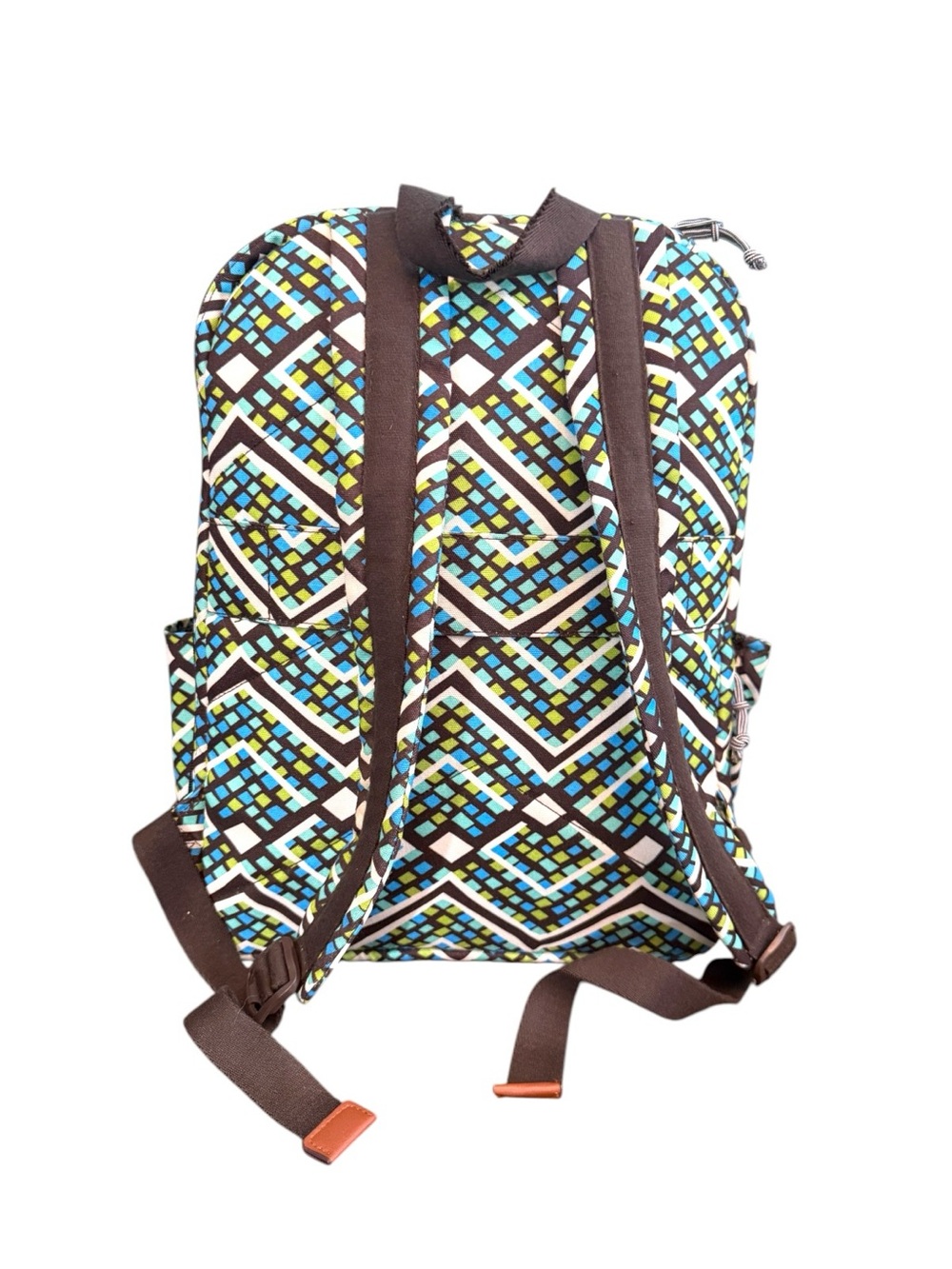 Vera Bradley Lighten Up Grand Backpack Rain Forest Laptop Bag MSRP $108 - Picture 4 of 8